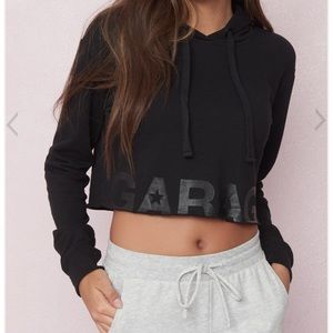 Garage cropped hoodie